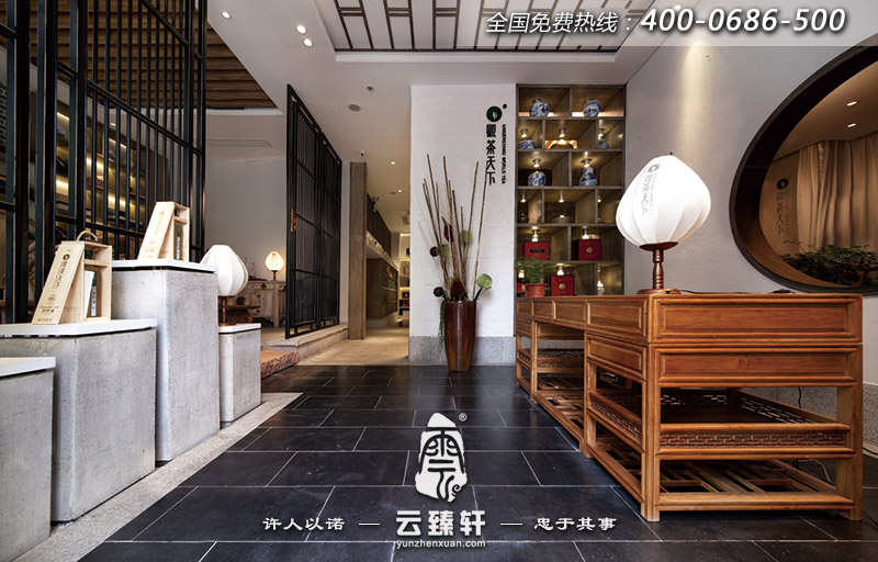 茶会所设计效果图