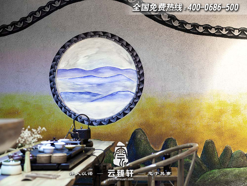 高档茶馆装修图片
