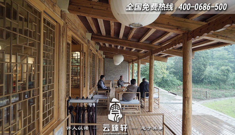 休闲式风格的茶馆设计图片