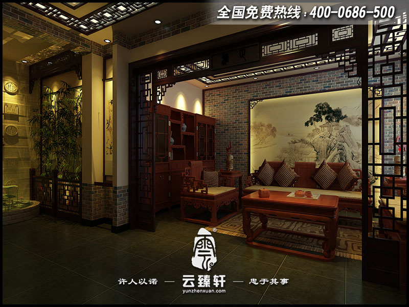 茶楼茶室设计效果图