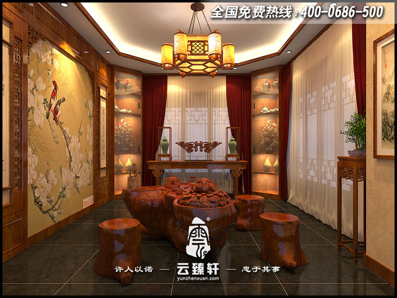 茶室空间设计效果图